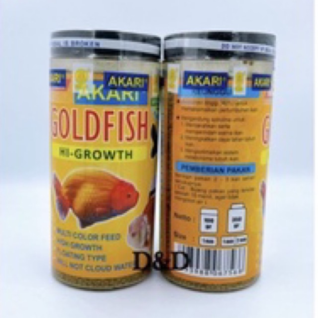 Pelet Akari Goldfish Hi-Growth Pelet Koki Akari