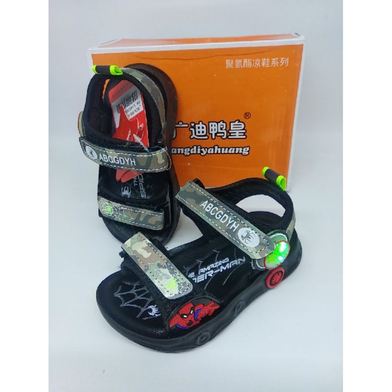 Sendal Gunung anak laki laki Import Gaya korea karakter Spiderman kode 509