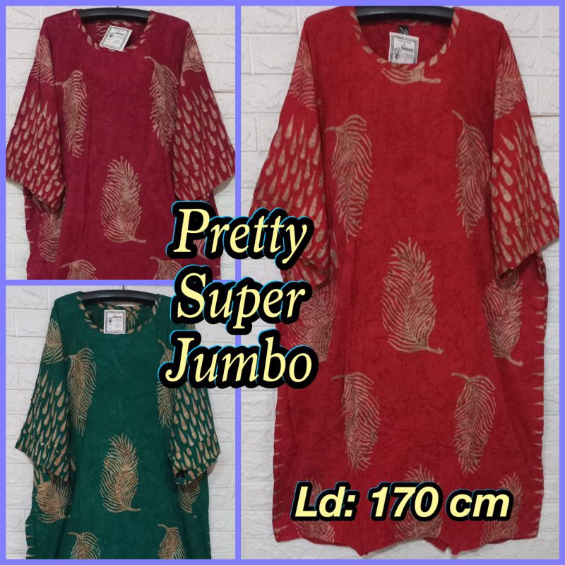 Daster Pretty Busui Super Jumbo Bigsize Batik Sammy Pekalongan Kekinian Murah Ld 170 Adem Halus