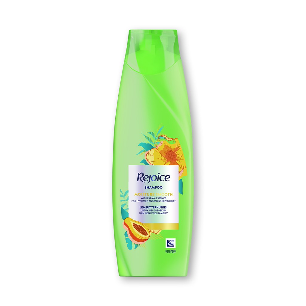 Rejoice Moisture Smooth Shampoo Rambut Lembut Sehat Bernutrisi