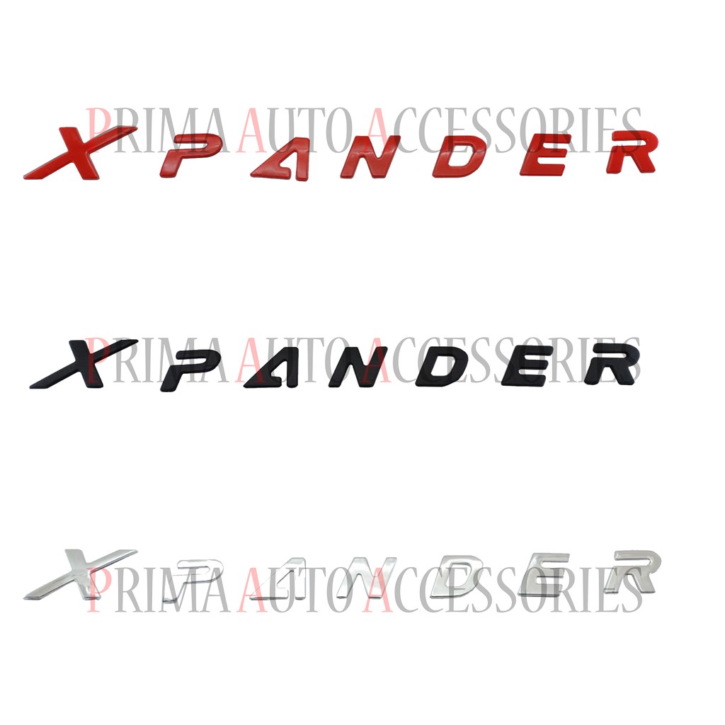 Emblem Logo Mobil XPANDER Engine Hood / Kap Mesin