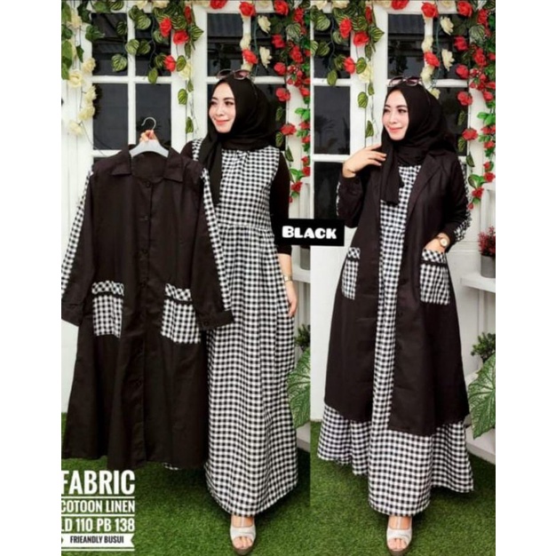 Kitara Gamis Syakila 1set