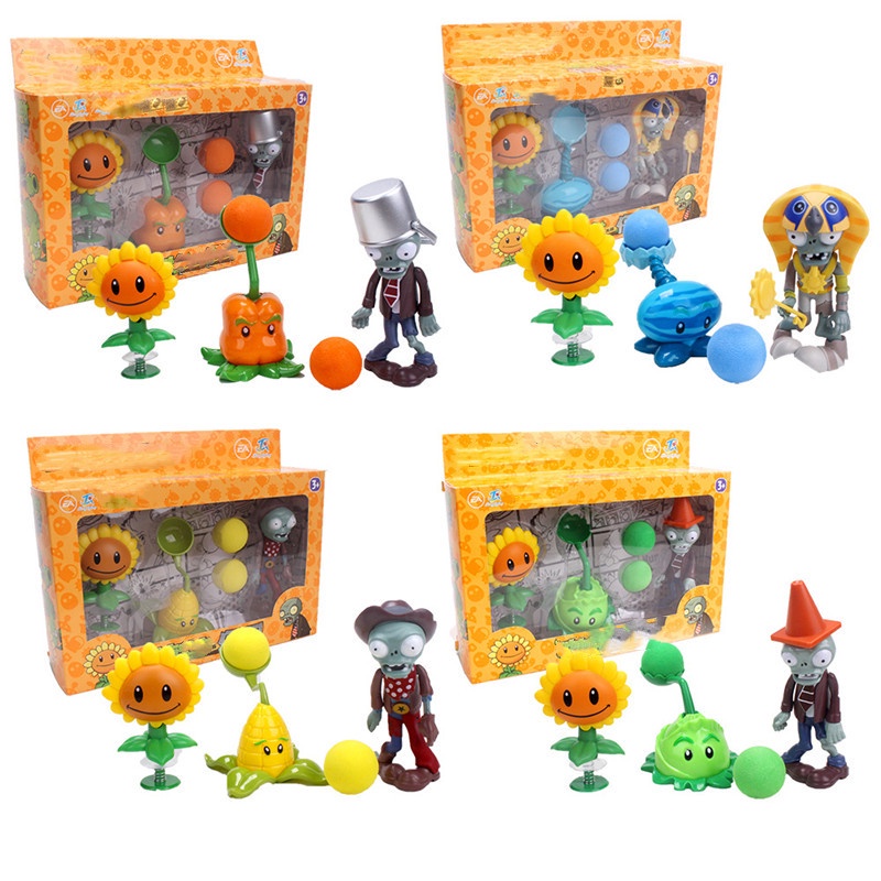 Set Mainan Action Figure Plants VS Zombies Untuk Hadiah Anak