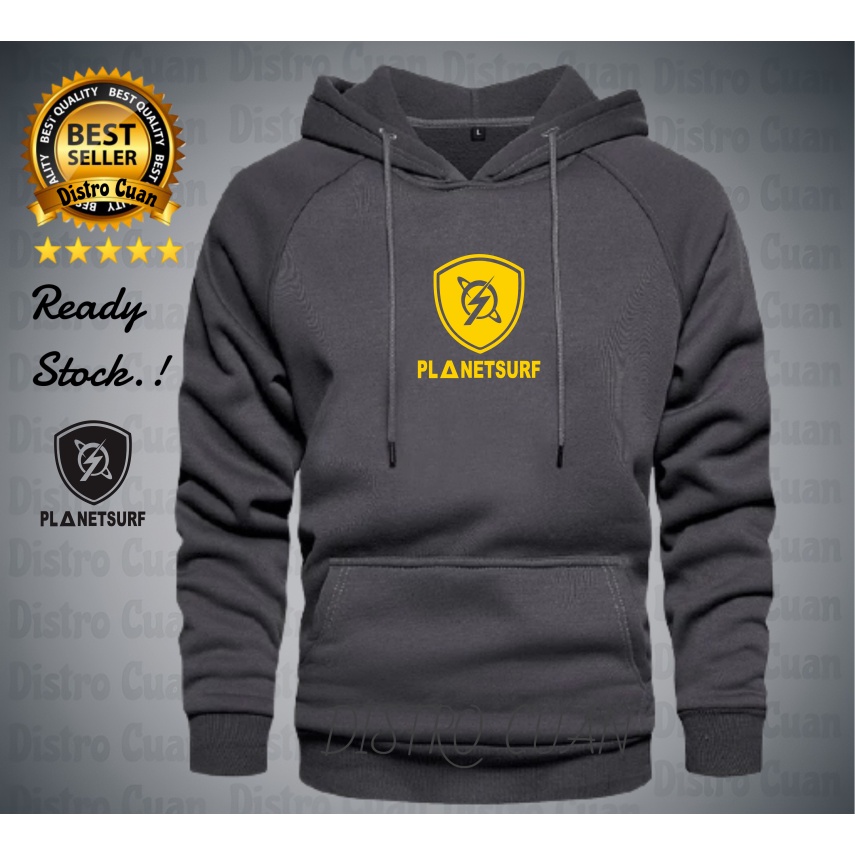 DISTRO CUAN Sweater Hoodie Planet Surf Quality Yellow Premium Hoodie Pria Wanita Distro