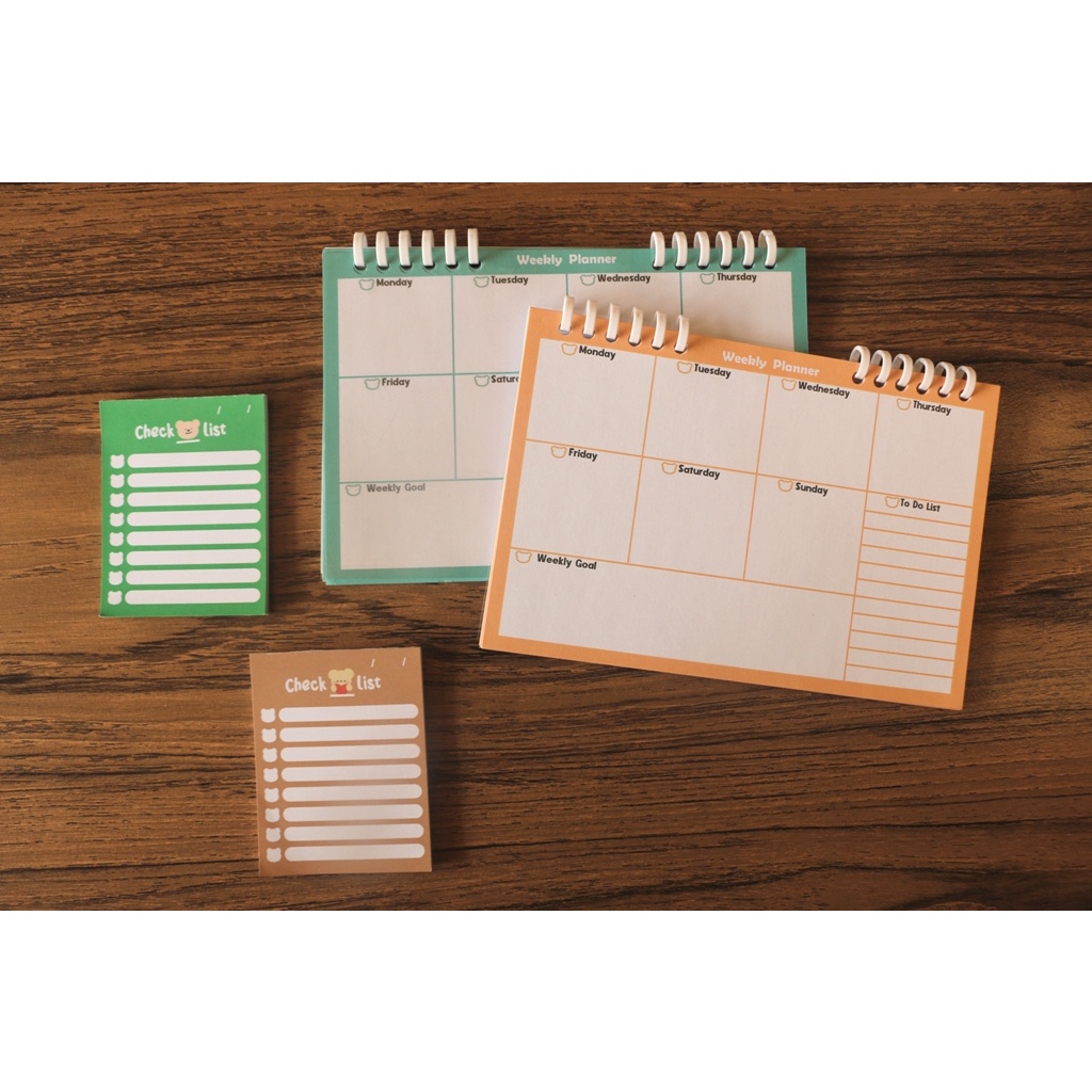 

Weekly Planner Refillable - Daily Planner - To Do List