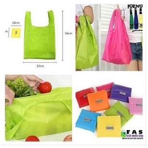 BAGCU SHOPPING BAG TAS BELANJA JINJING LIPAT MULTI COLOUR TAS JINJING ECO GREEN