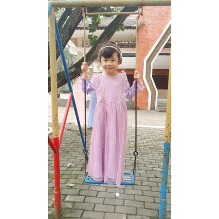 Gamis Ruffle Lace | Gamis Anak | Gamis Bayi | Jilbab Anak | Baju Anak