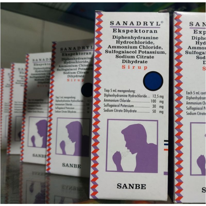 SANADRYL EXPECTORANT SIRUP 60ML