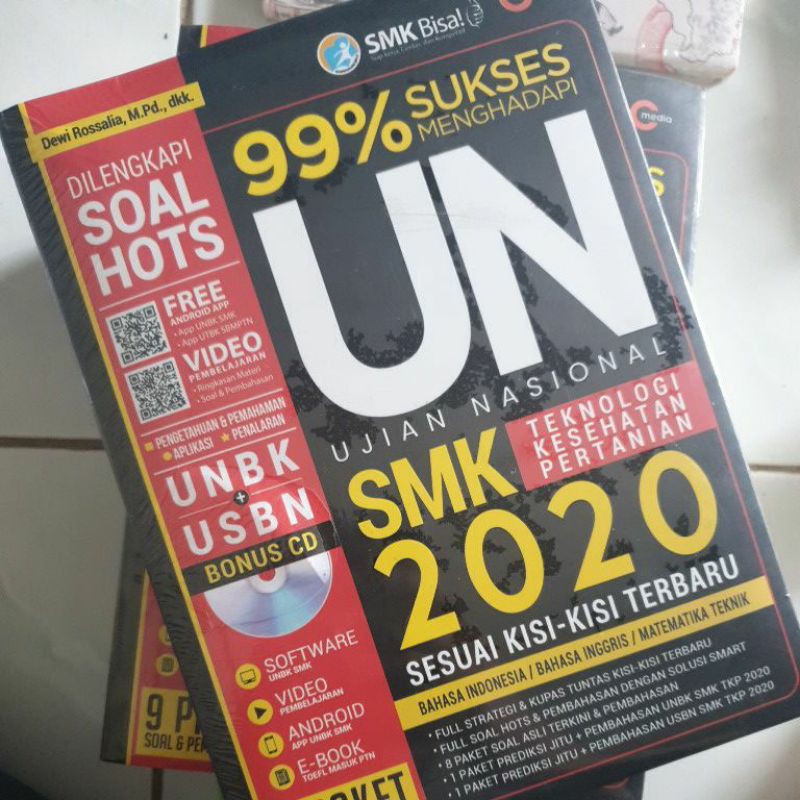 Buku Soal 99% Sukses Menghadapi UN SMK 2020 Bonus CD