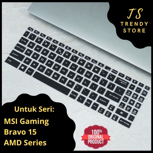 Keyboard Protector Cover MSI Bravo 15 Gaming AMD Ryzen 15.6" Inch