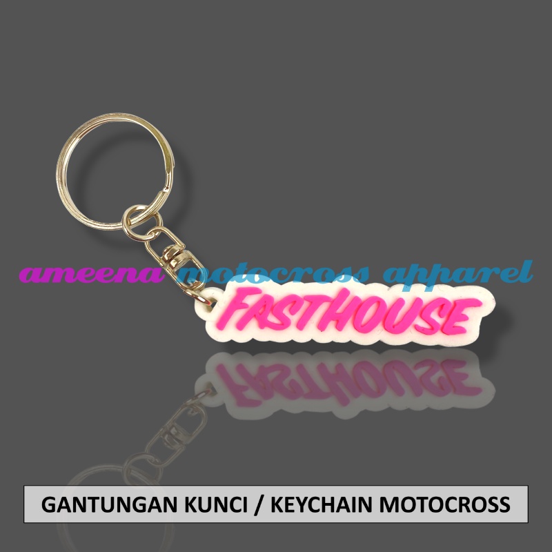 Gantungan Kunci Motocross - Keychain Trail MX - Gantungan Kunci Trabas - Keychain Enduro - Souvenir Trail - Keychain Souvenir - FH009