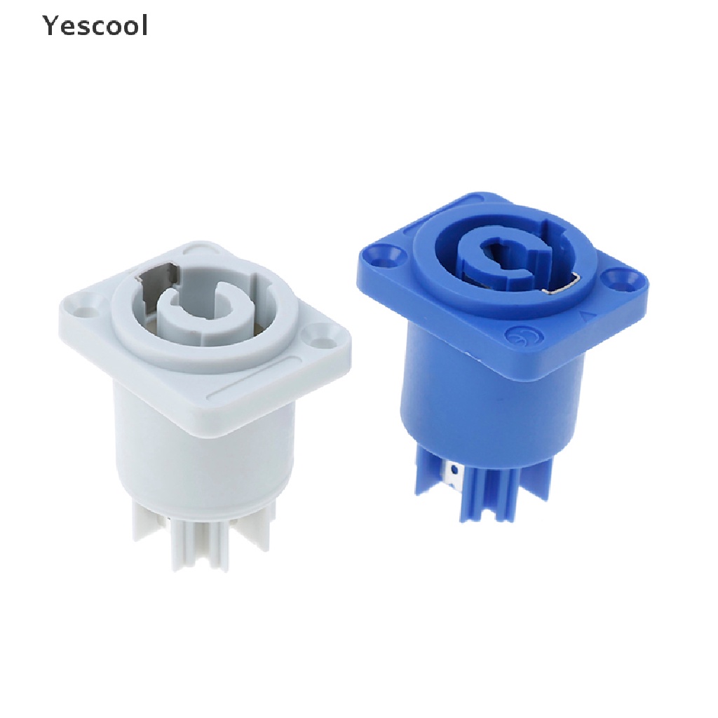 Yescool NAC3FCA  3 Pin Female Panel PowerCon Socket Audio Connector Socket 20A/250V .