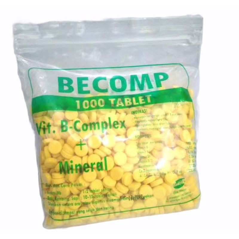 BECOMP Vitamin b komplek mineral Sapi Kambing Ternak