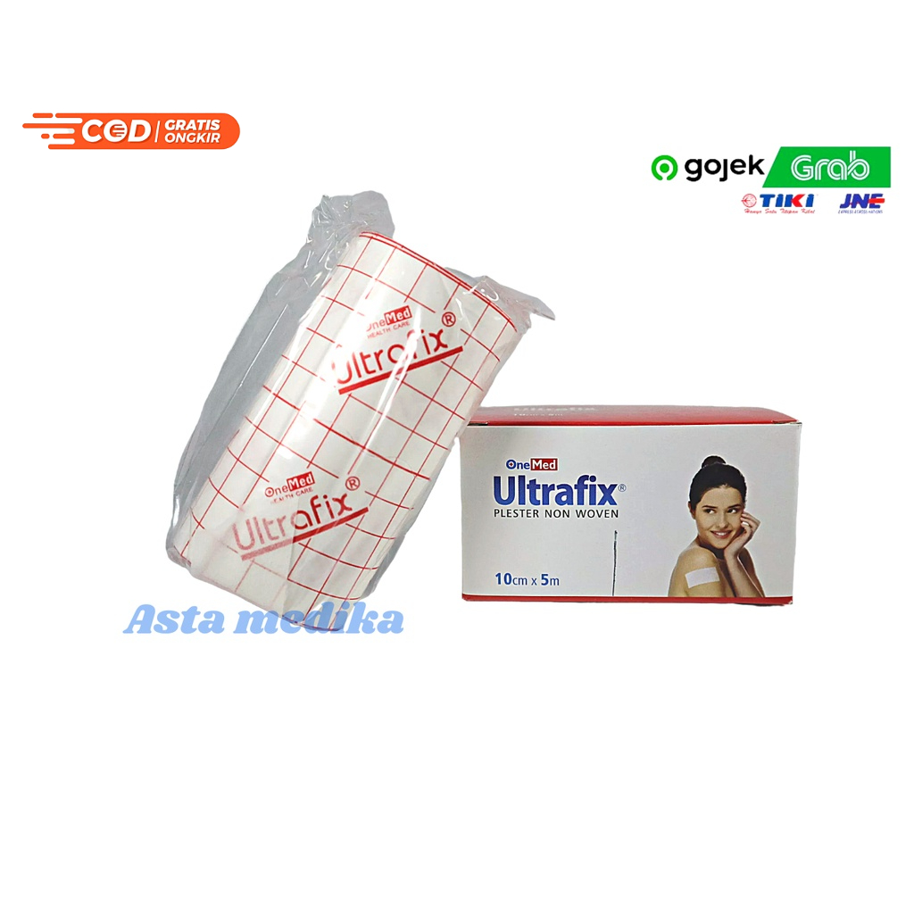 Hypafix 5cm x 5m &amp; 10cm x 5m BSN - Medical Tapes Non Woven - Plester Putih Penutup Luka Leukoplast Hypafix BSN