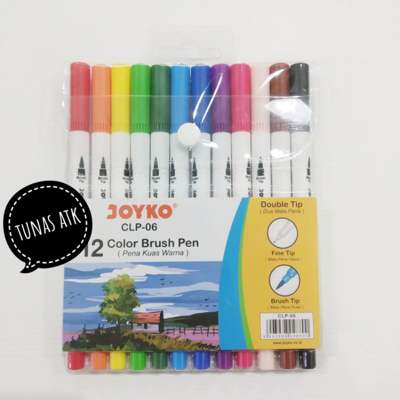 

JOYKO 12 COLOR BRUSH PEN CLP-06