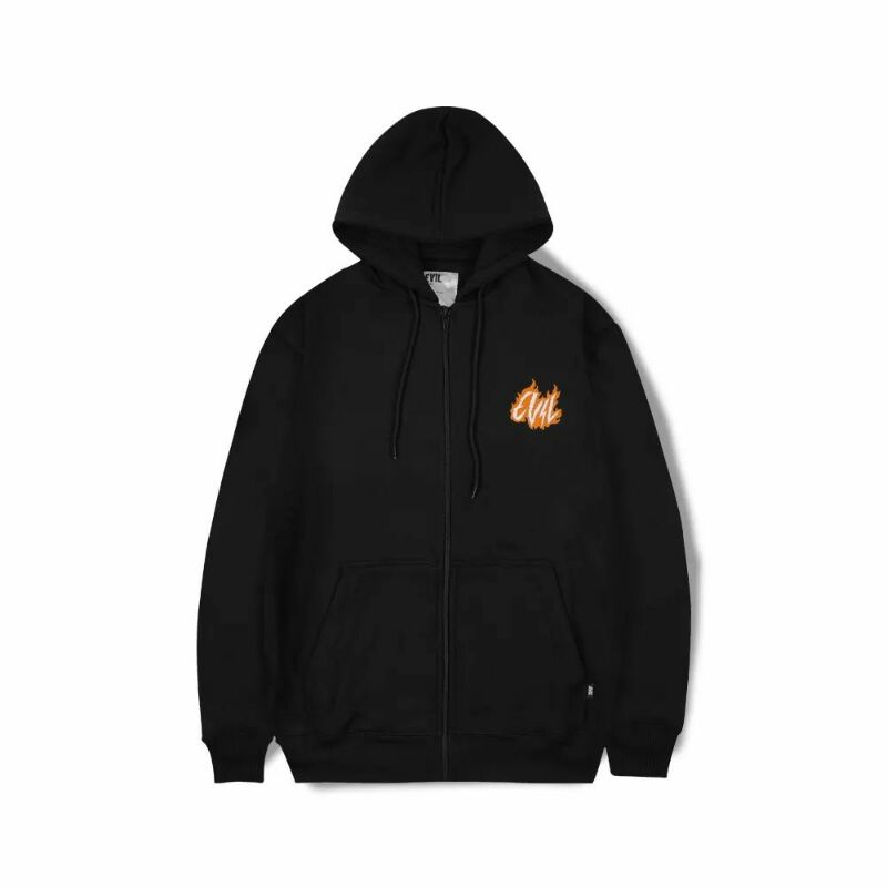 JAKET PRIA EVIL ARMY " FLAMES F22 "