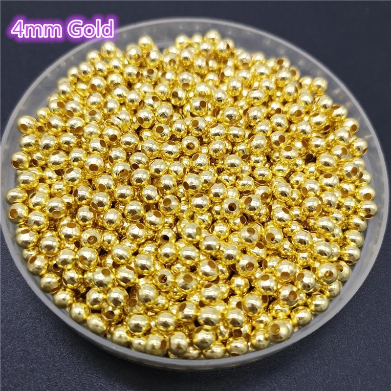 Mote / Mote bulat gold &amp; silver uk.3mm -8mm /25 gram