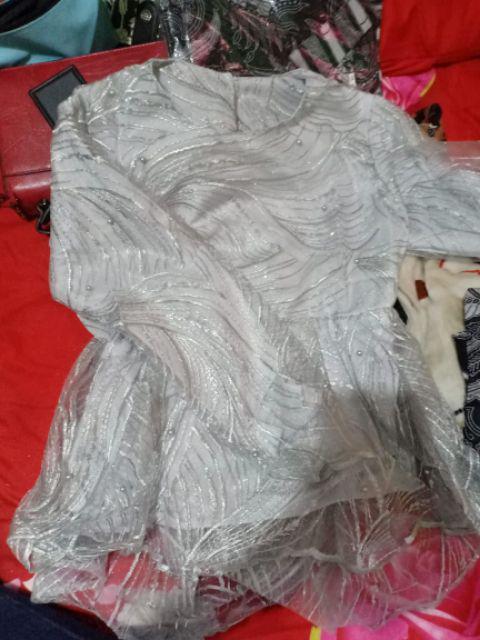 Batik Couple Brokat Tile Mutiara Annabel 136