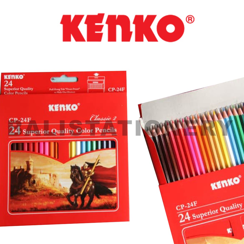 

PENSIL WARNA KENKO CLASSIC CP-24F 24WRN