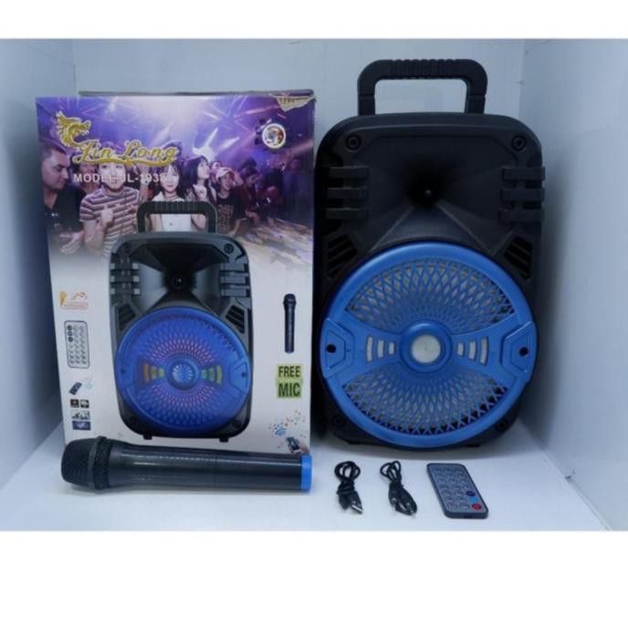 Speaker Bluetooth Jinlong 1938 + Mic Wireless Outlet.Bumiii