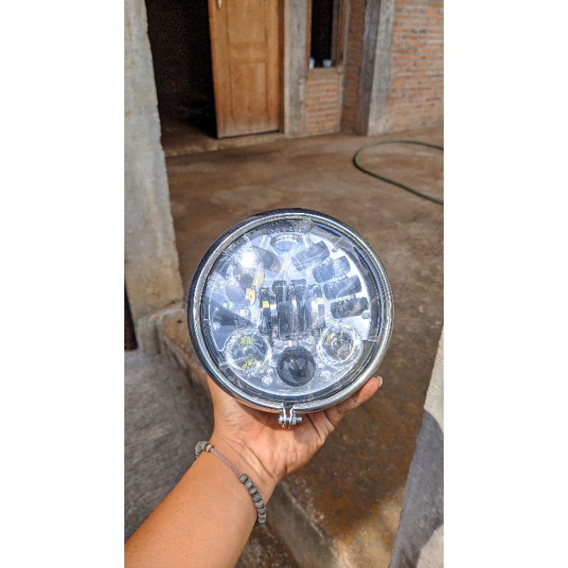 LAMPU DEPAN DAYMAKER 16 LED SET BATOK CB125 CB PRESS