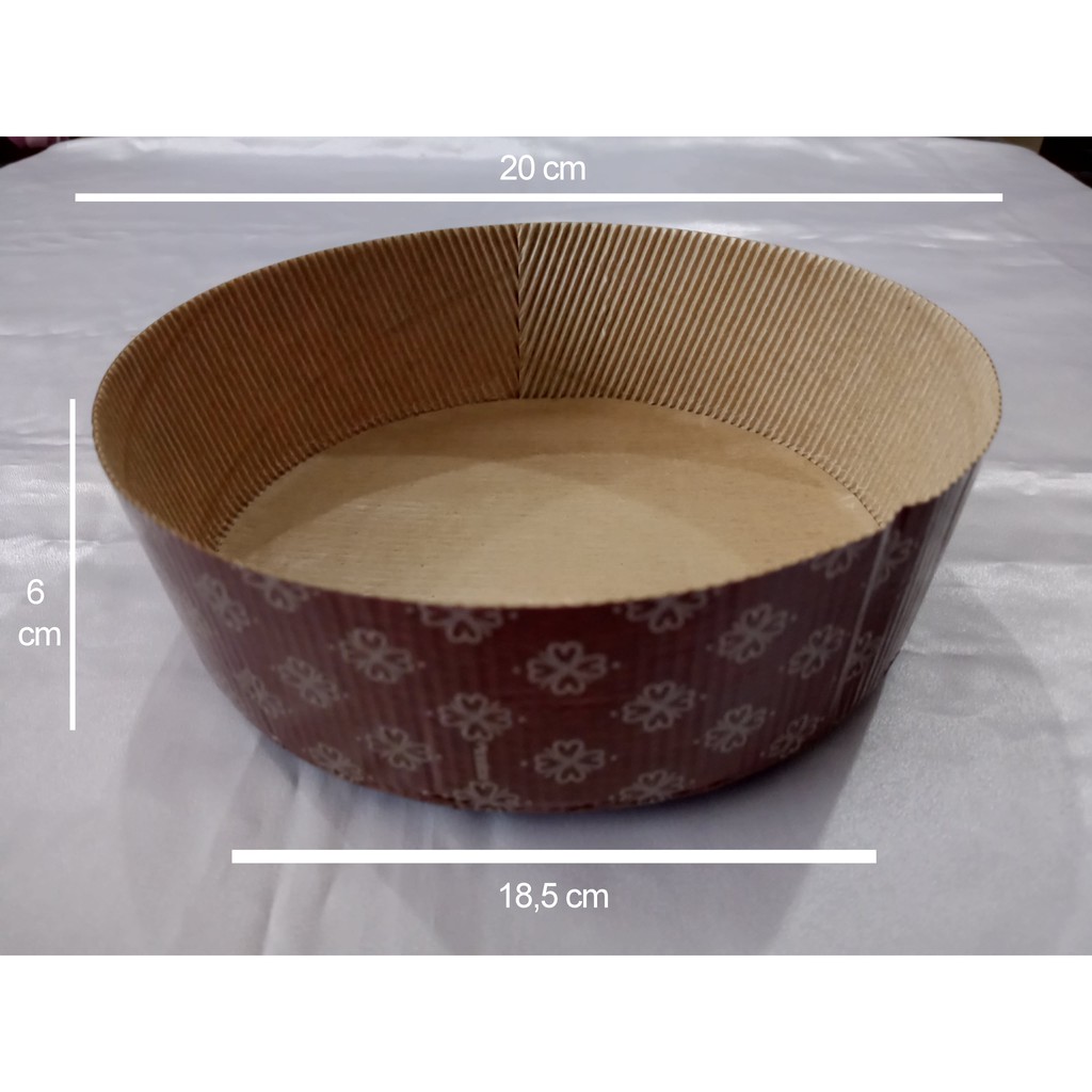 Baking paper cup untuk roti dan cake ( Panettone mould )