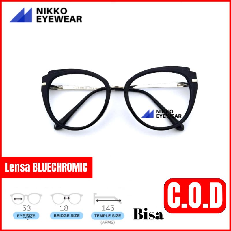 Frame Kacamata 4848 Lensa BLUECROMIC, PHOTOCROMIC, BLUERAY