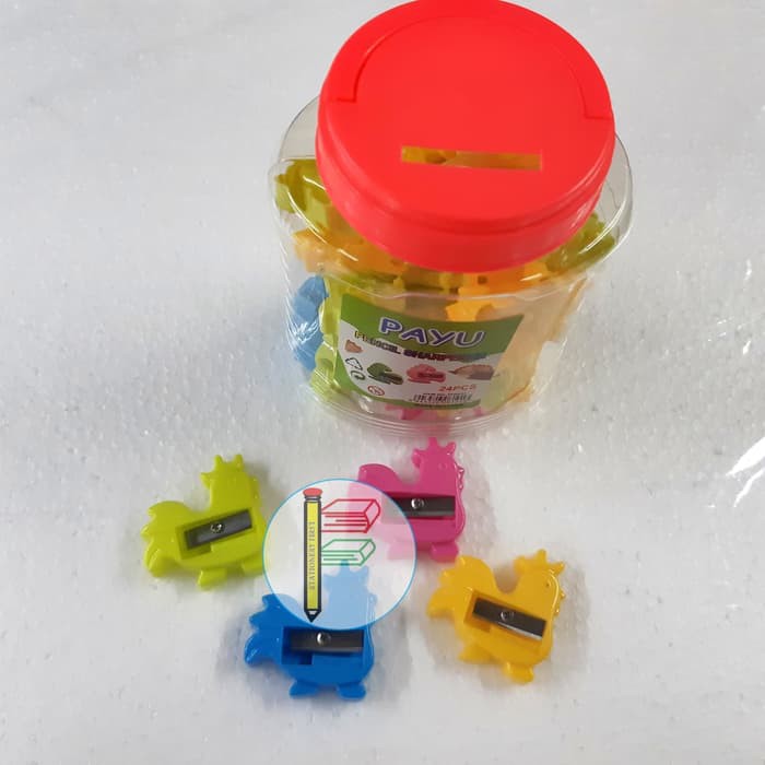 

MURAH RAUTAN SERUTAN PENSIL MINI KECIL MURAH TOPLES ISI 24PCS AYAM CHICKEN