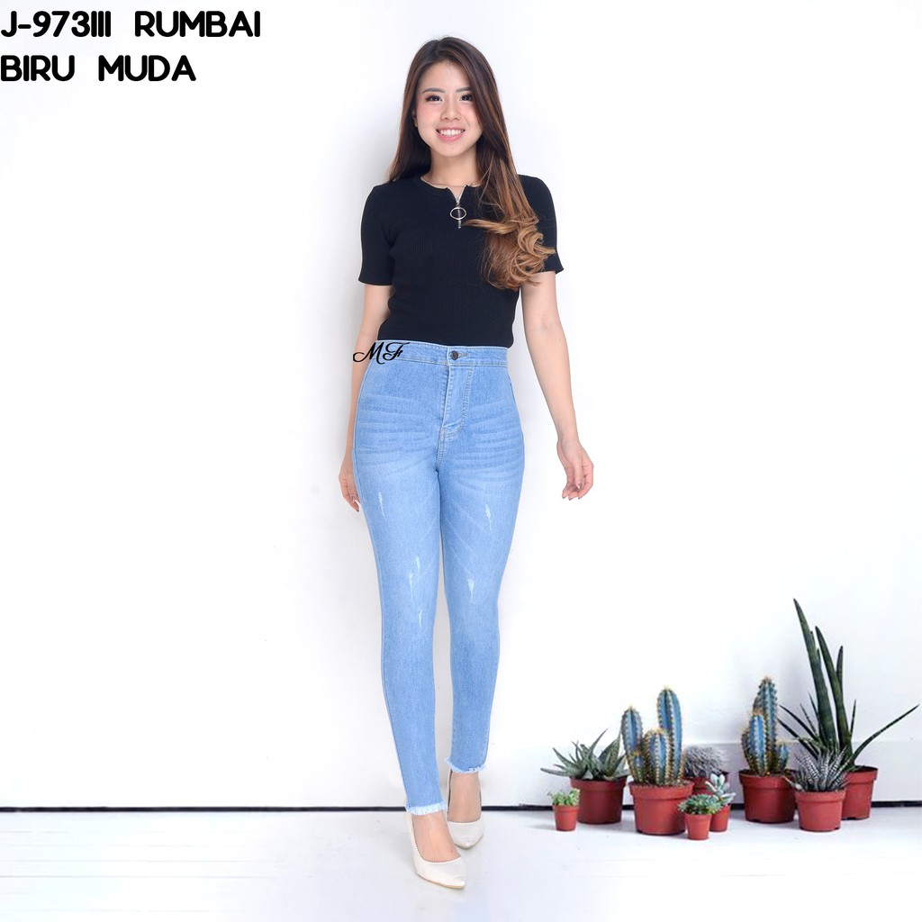 Monellina 973111RM Celana  Jeans  Skinny Highwaist Denim 