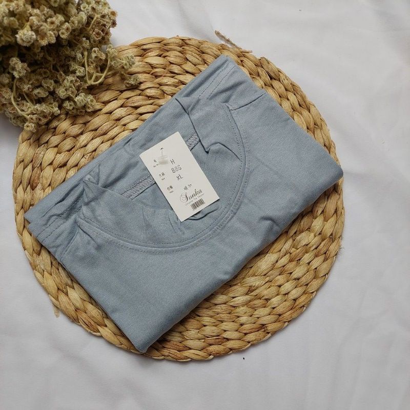 MANSET ATASAN TANGAN BUNTUNG (by sunka)-Soft grey