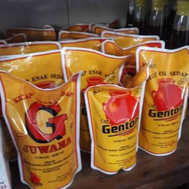 

Kecap Cap Gentong Khas Juwana Pati - Kemasan Standing Pouch 600 ml