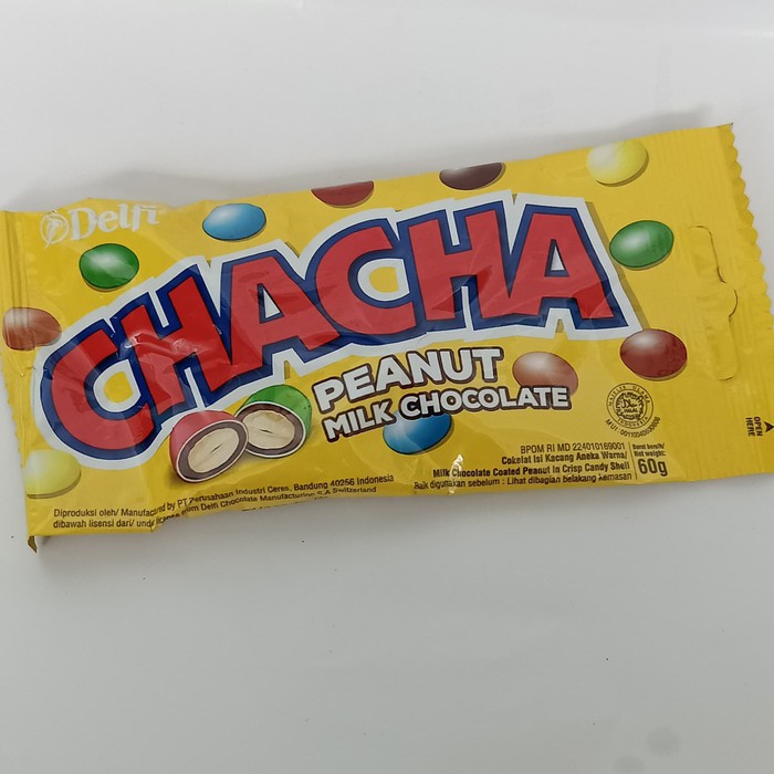 CHACHA PEANUT Milk Chocolate 40 g - (HARGA SATUAN)