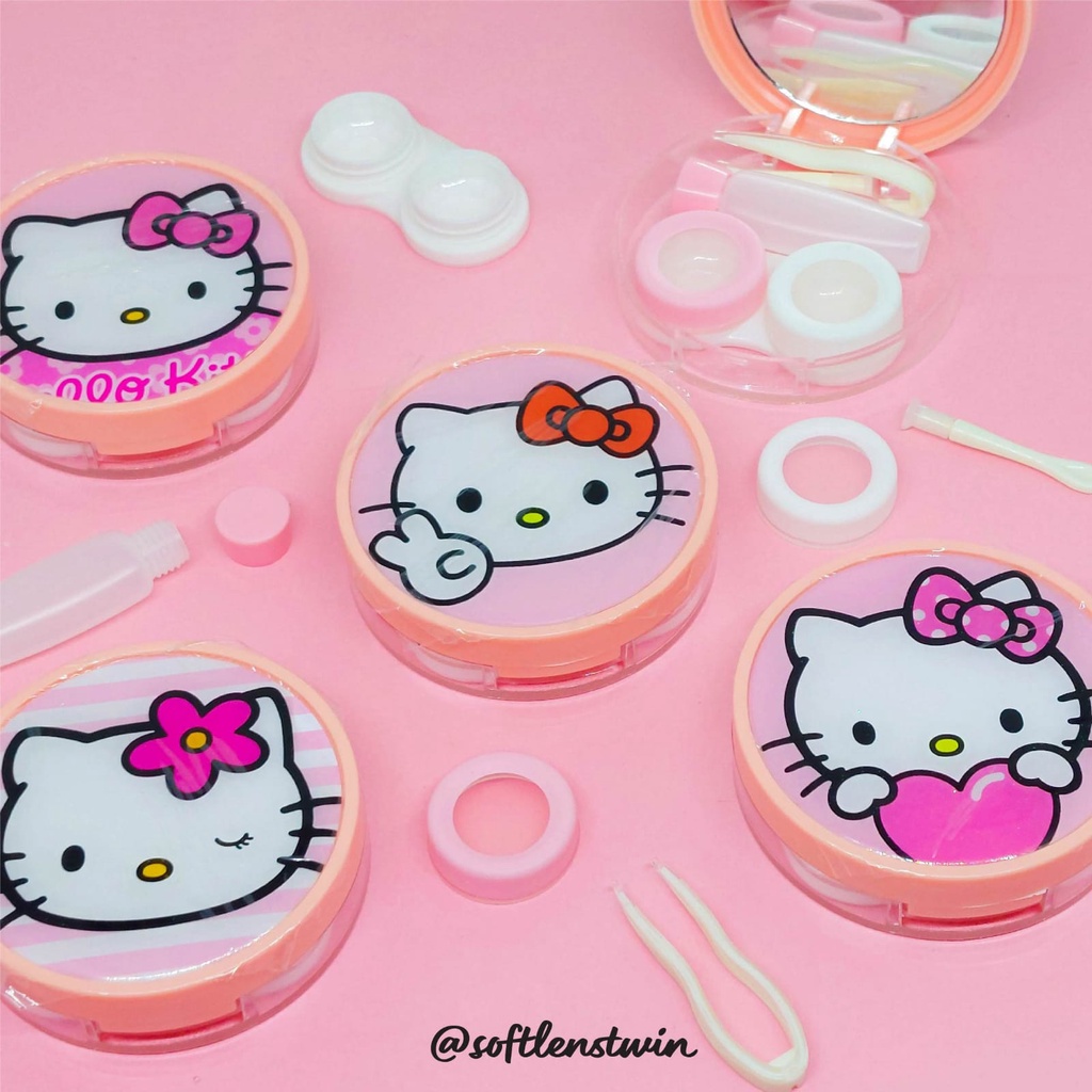 KOTAK TEMPAT SOFTLENS HELLO KITTY