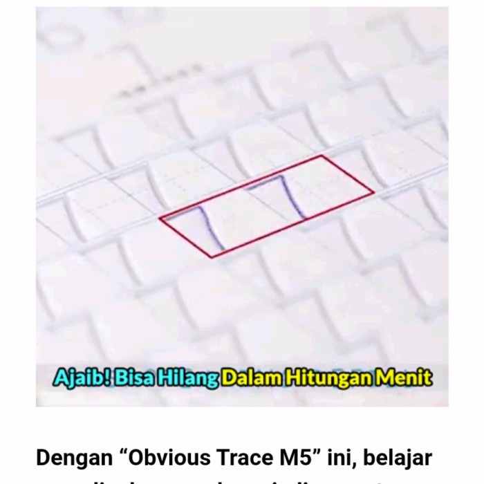 obvious Trace M5 English Version SET 4 PCS ORIGINAL READY STOCK