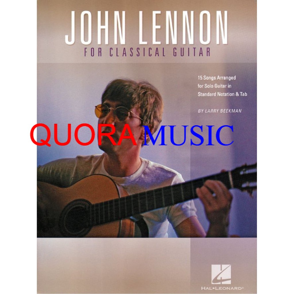 Buku Gitar John Lennon for Classical Guitar