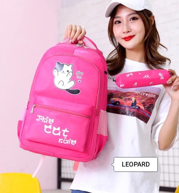 Tas anak the cat ransel anak murah backpack the cat backpack anak 2in1 tas 2in1 the cat murah