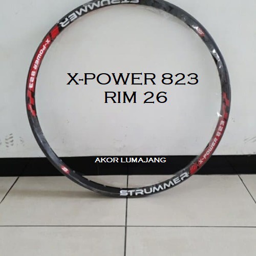 rims rim velg sepeda mtb 26 strummer X - POWER 823 32H HARGA SATUAN
