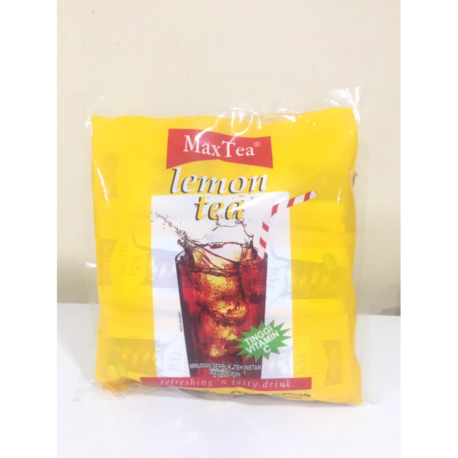 

maxtea lemon tea isi 30 sachet