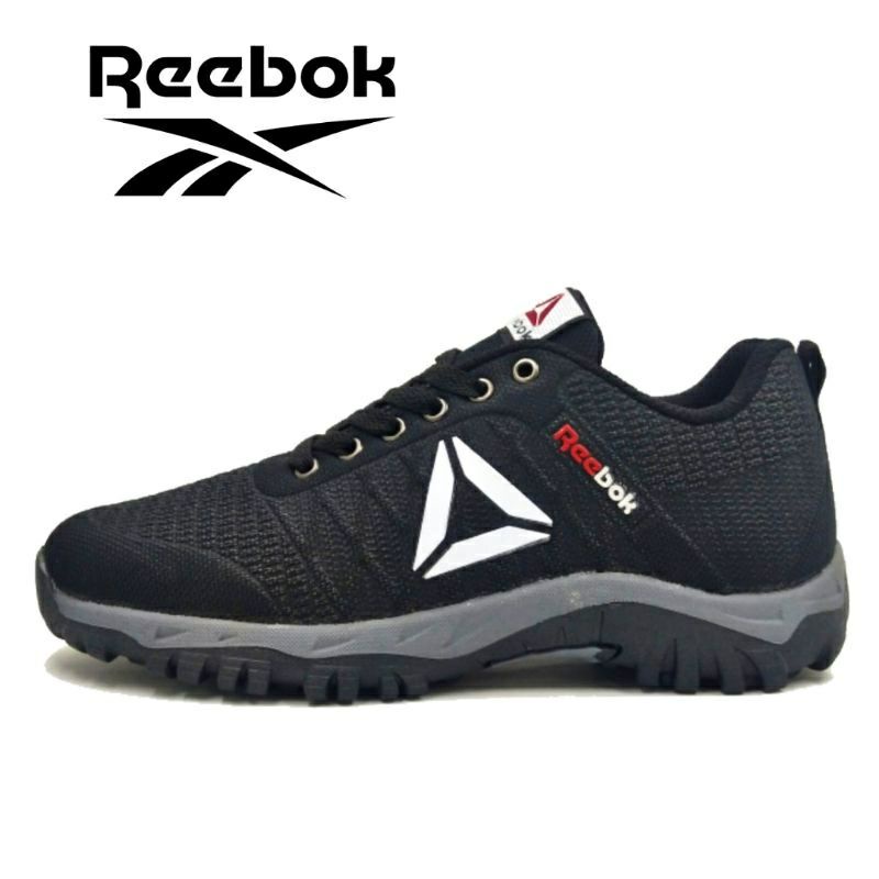 BIG SIZE UKURAN JUMBO 38-47 SEPATU SNEAKERS  RBK HITAM / COWOK / TERBARU TERLARIS TERMURAH / olahrag