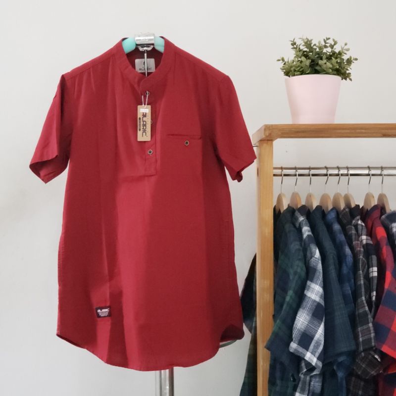 ALARIC ORIGINAL BAJU KEMEJA KURTA MUSLIM LENGAN PENDEK