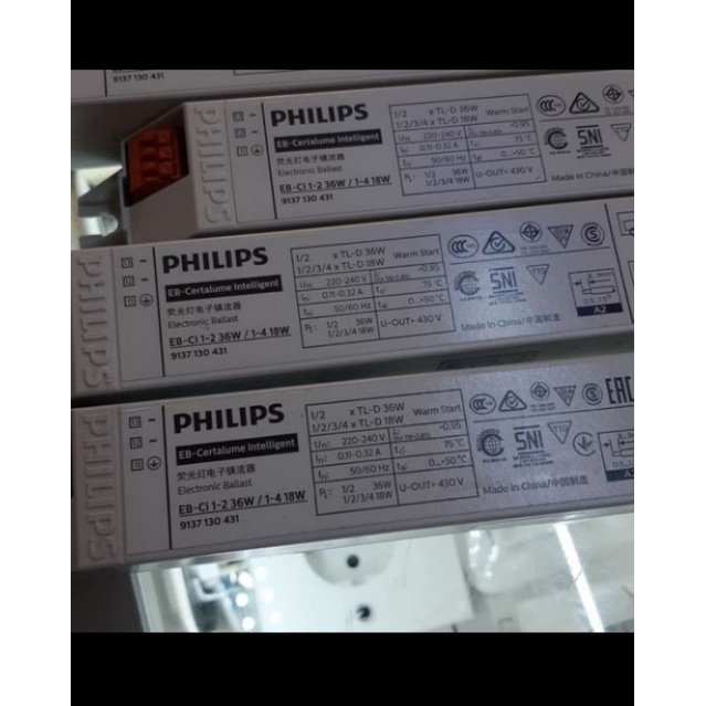 BALLAST / TRAVO PHILIPS EBC ELEKTRONIK 2x36 watt