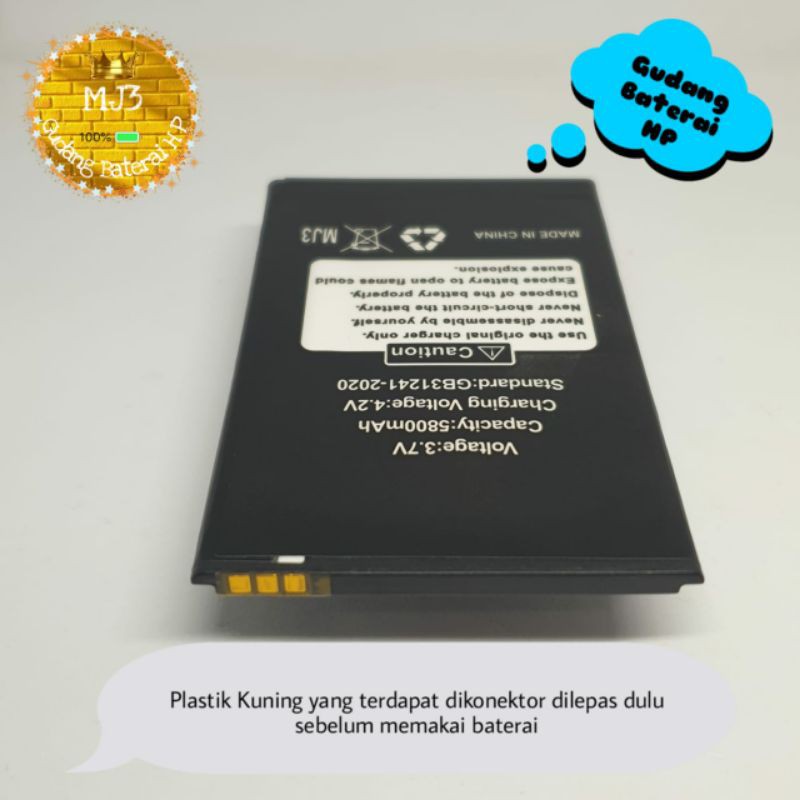 Baterai Brandcode L5F pjg 8.5 lbr 5,5 battery batre bat