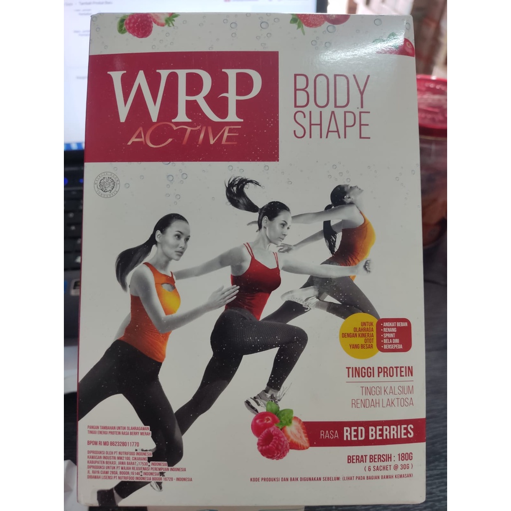 WRP BODY SHAPE RED BERRIES 180GR