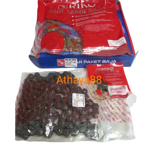 GEAR GIR SET GIR PAKET KLX 250 RIKO