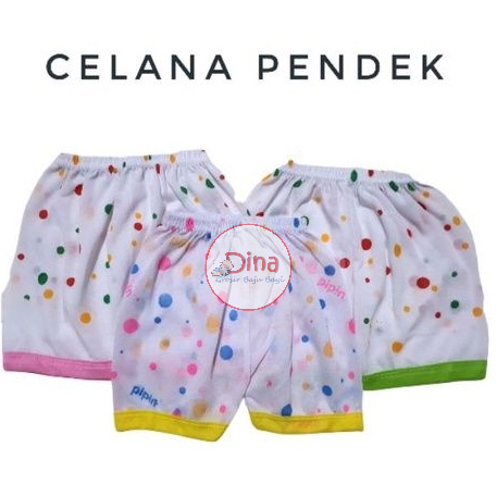 Celana pendek bayi DOTS