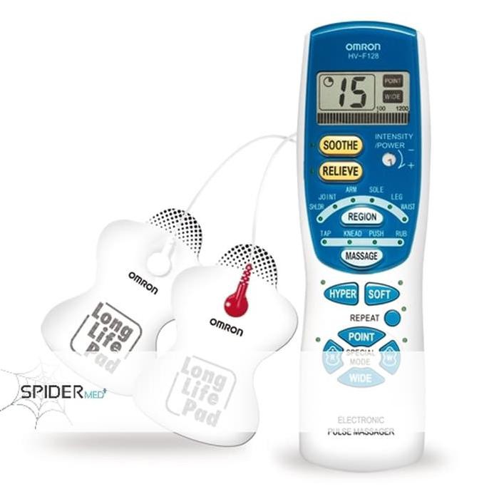 Omron Hv-F128 Electronic Pulse Messager Stimulator / Omron Hvf 128