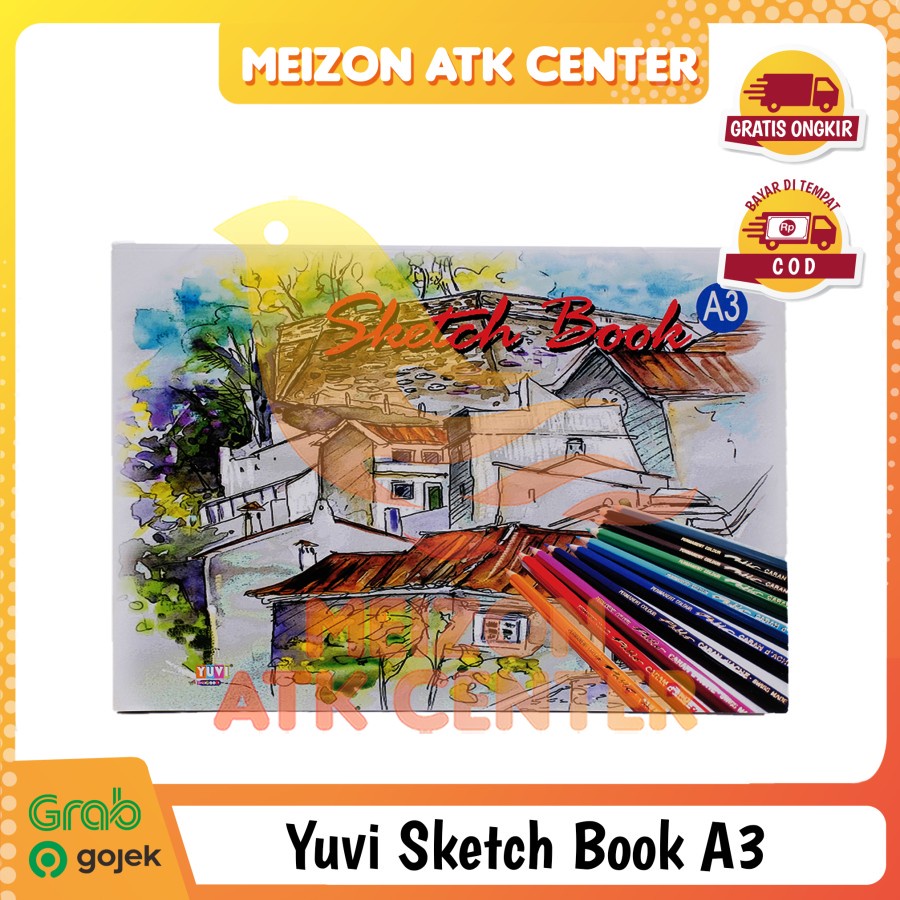 

YUVI Sketch Book A3 Buku Gambar Sketsa [1 PCS]