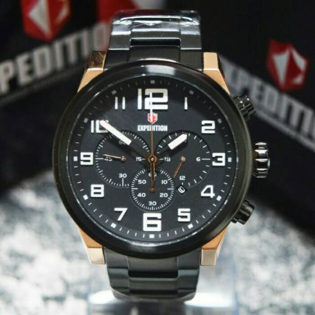 jam tangan expedition e6401 man blackgold 6401