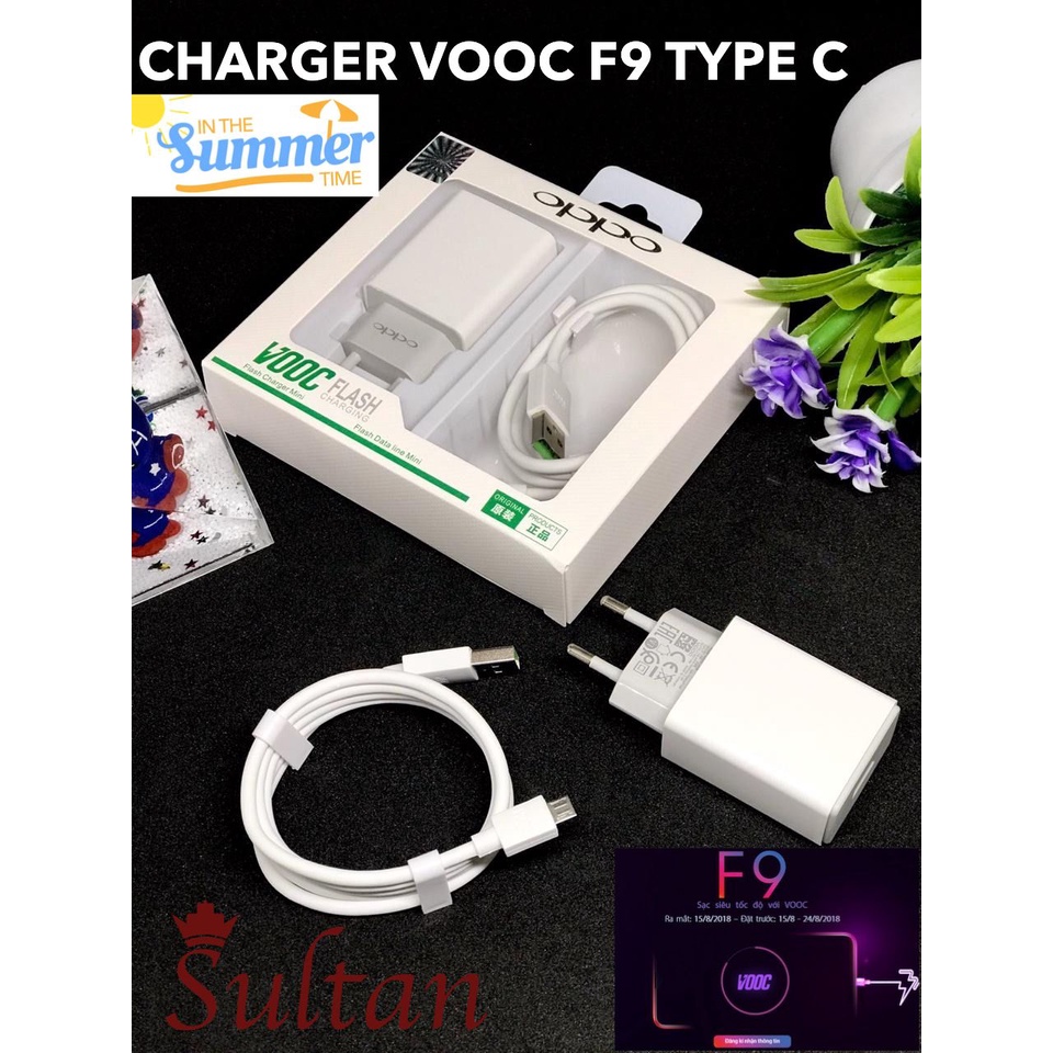 Charger Oppo F5/F9 Original Fast Charging/Charger Oppo F9 F7 F5 F1s F1plus MICRO &amp; TYPE-C