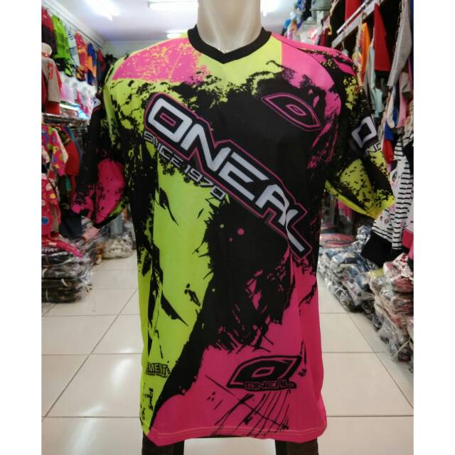 Jersey sepeda atau cross ONEAL pendek